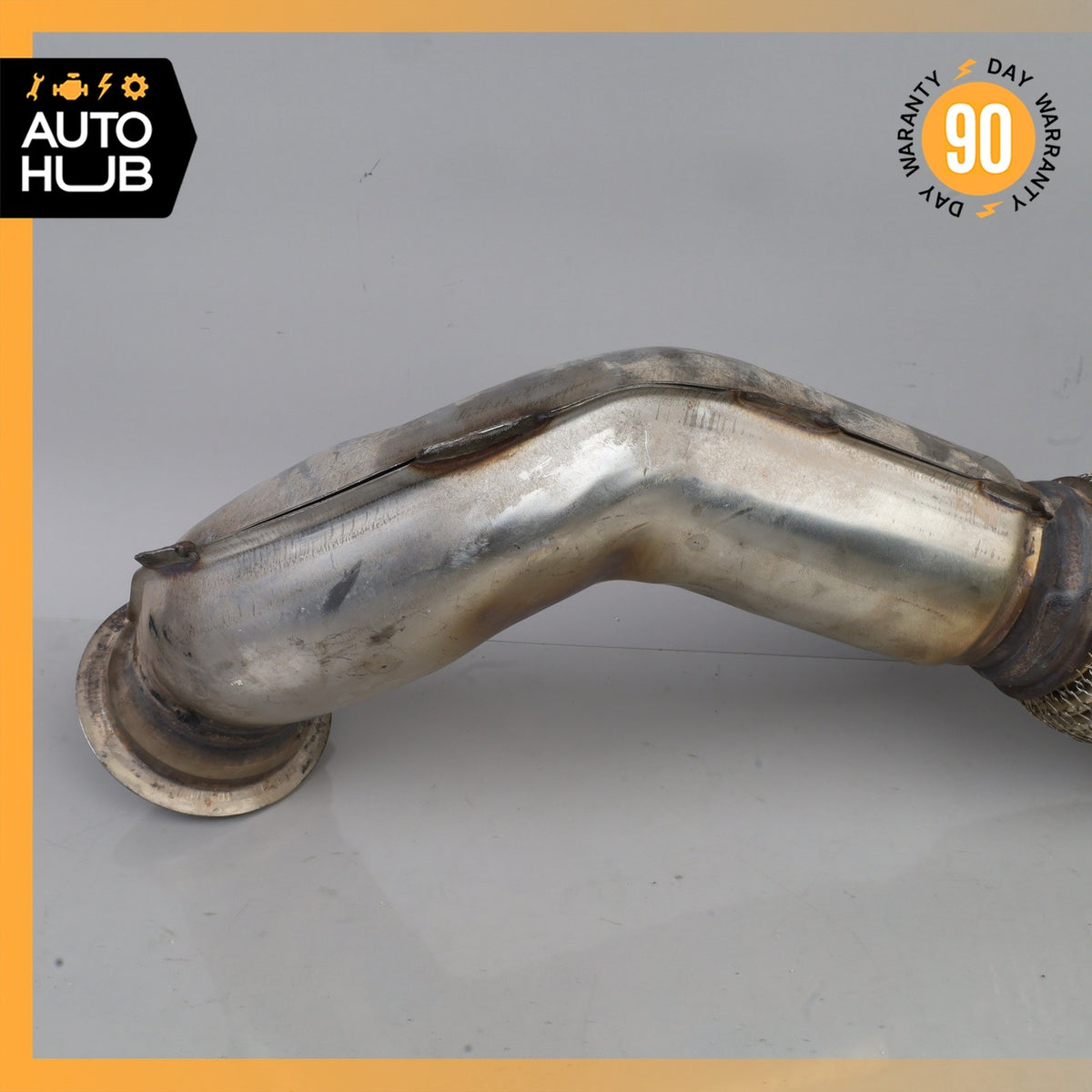 12-19 Mercedes W166 ML350 GLE350d BlueTec Engine Exhaust Downpipe OEM - photo 10