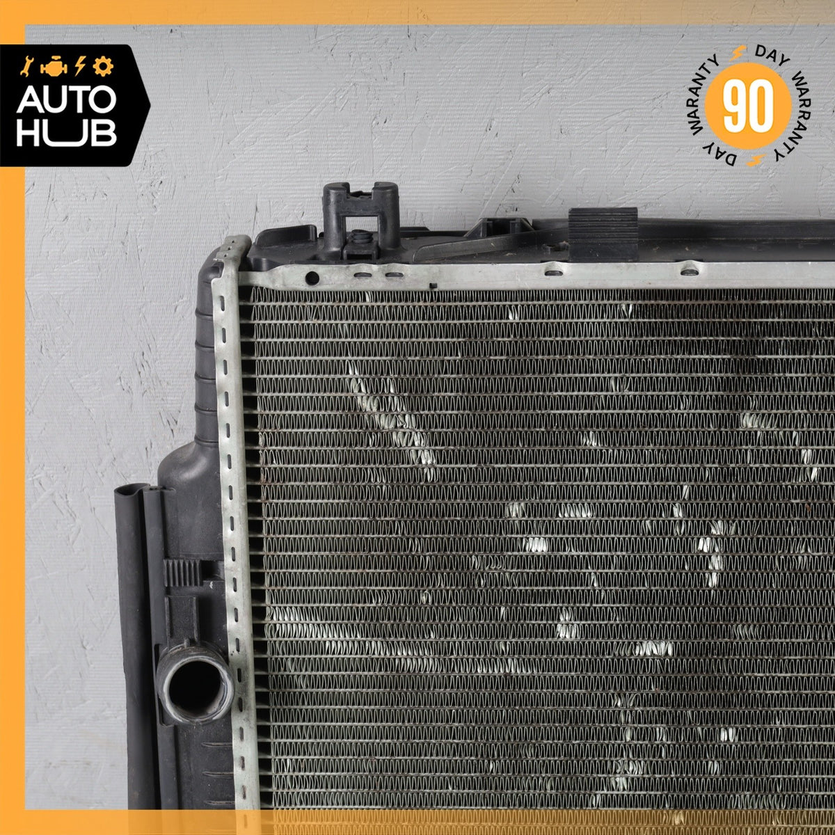 92-93 Mercedes W140 300SE Engine Water Cooling Radiator A/C Condenser Cooler OEM - photo 5
