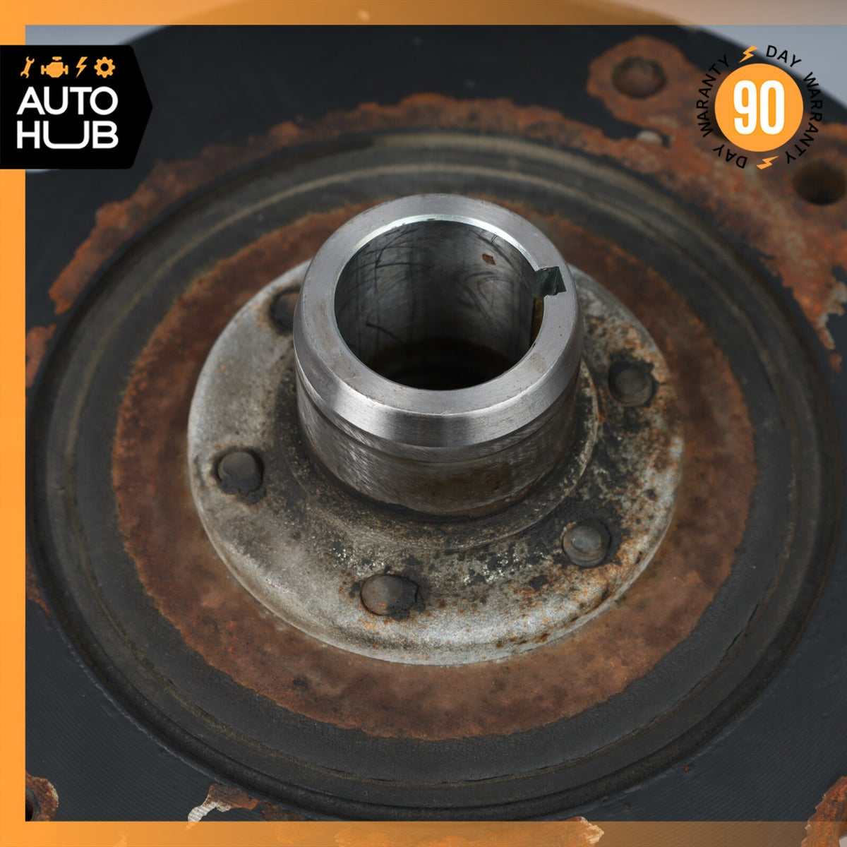 72-80 Mercedes R107 450SLC 450SEL Engine Crankshaft Vibration Damper OEM - photo 7