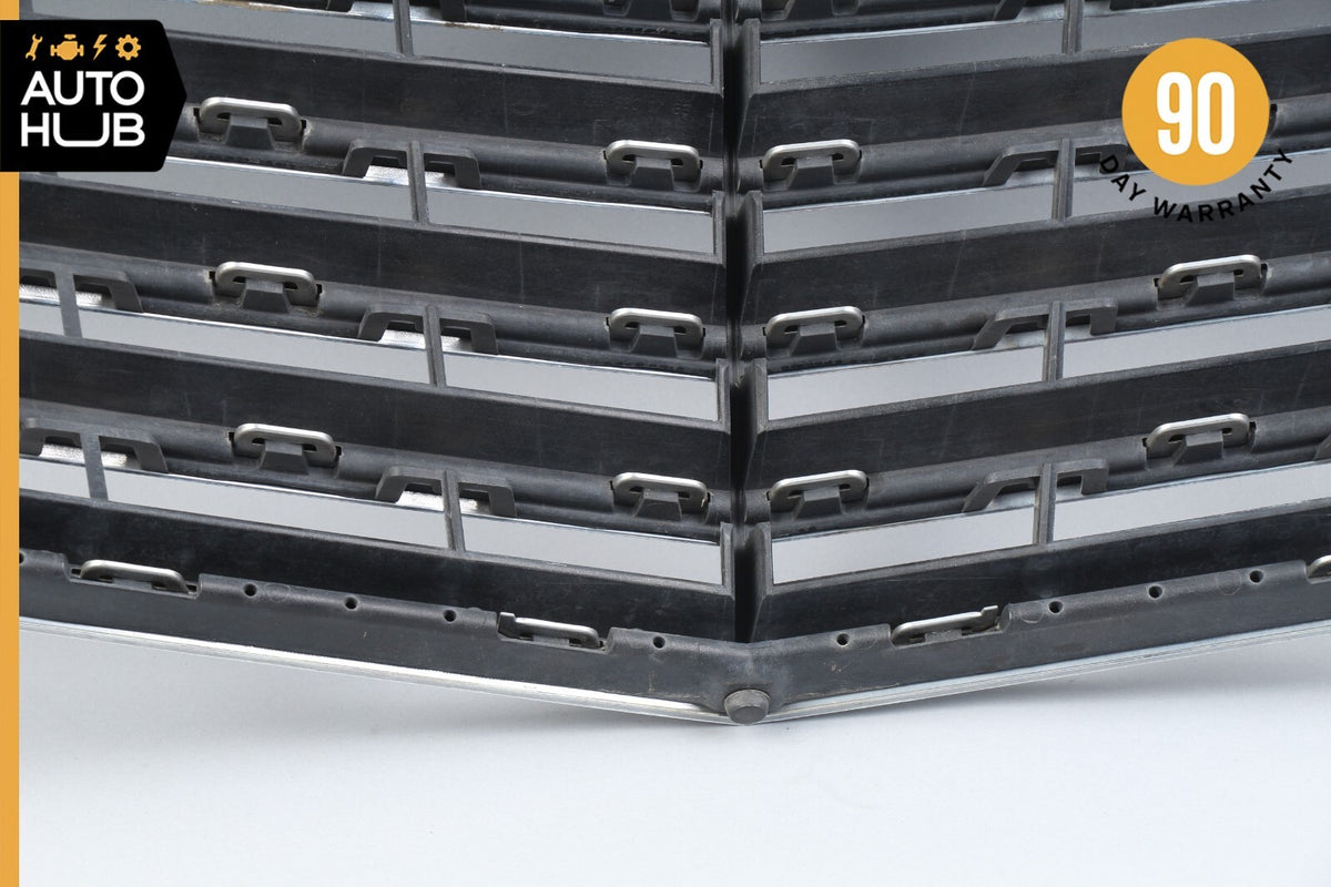 07-09 Mercedes W211 E350 E550 E320 Hood Radiator Grille Grill Chrome OEM - photo 9