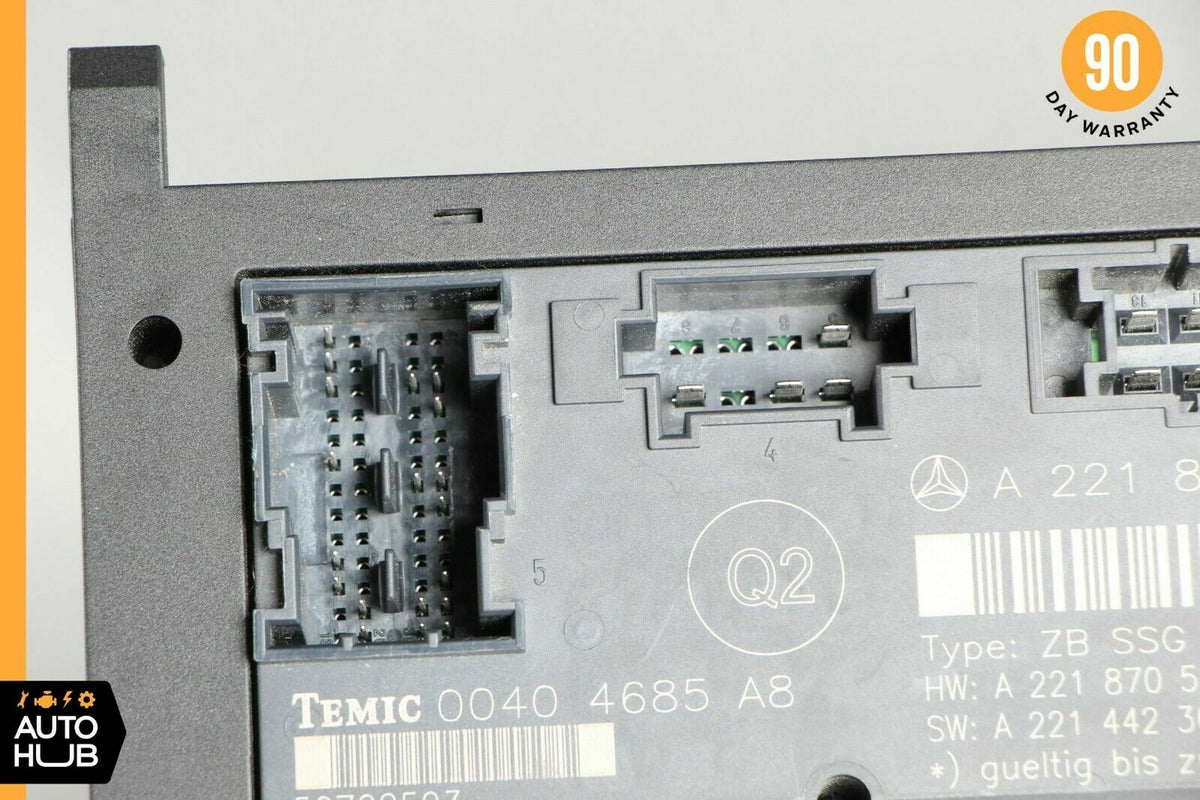07-13 Mercedes W221 S550 S400 S350 Front Right Side Under Seat Control Unit OEM - photo 10