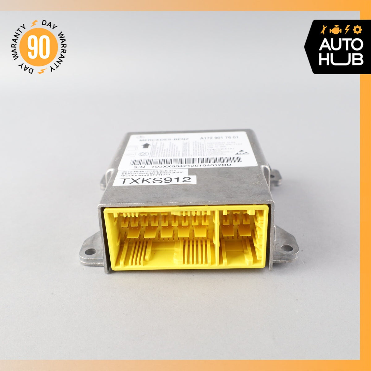 12-16 Mercedes R172 SLK350 Airbag Air Bag Sensor SRS Control Module OEM 30k - photo 6