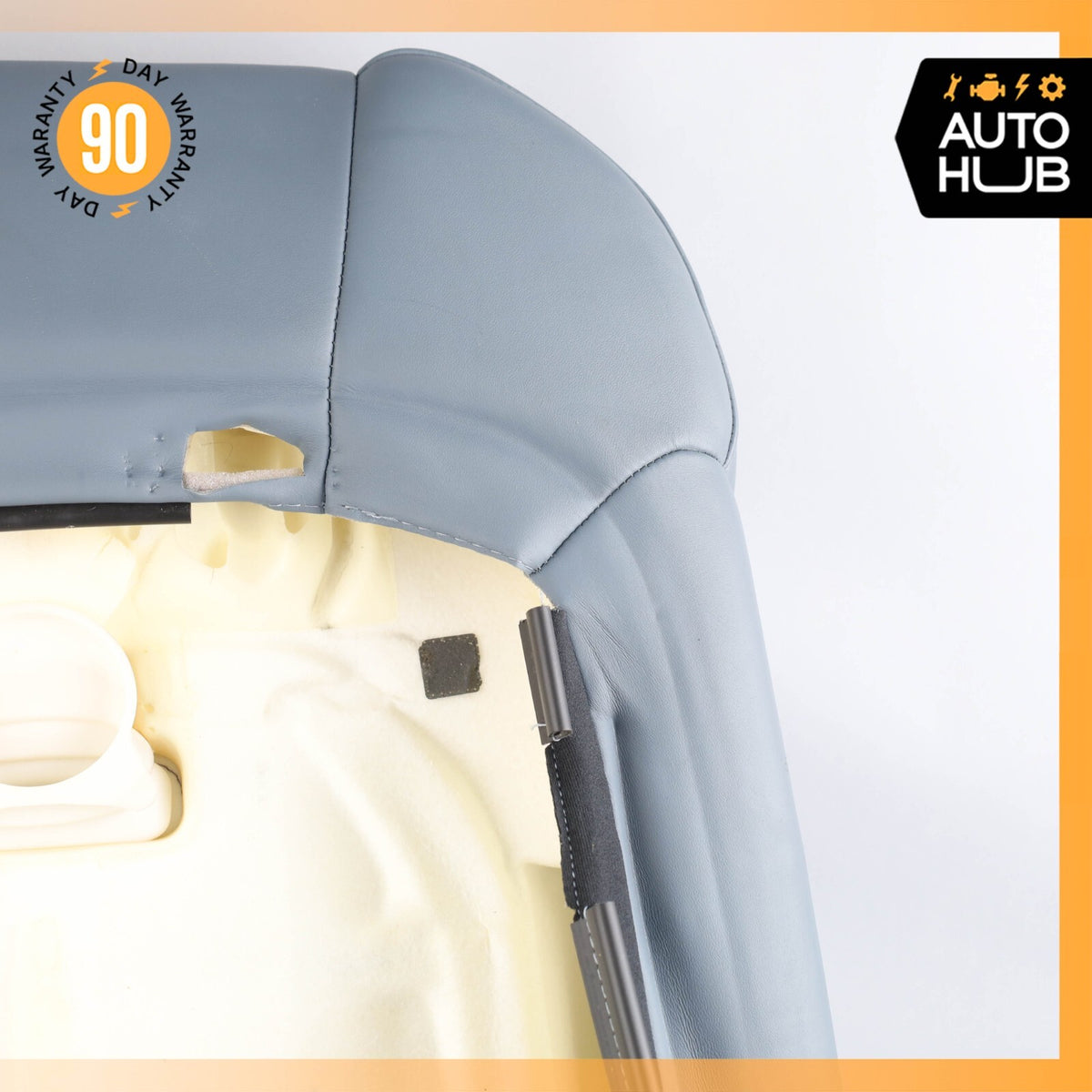 11-18 Porsche Cayenne 958 Front Left Seat Upper Cushion Leather Blue OEM - photo 9