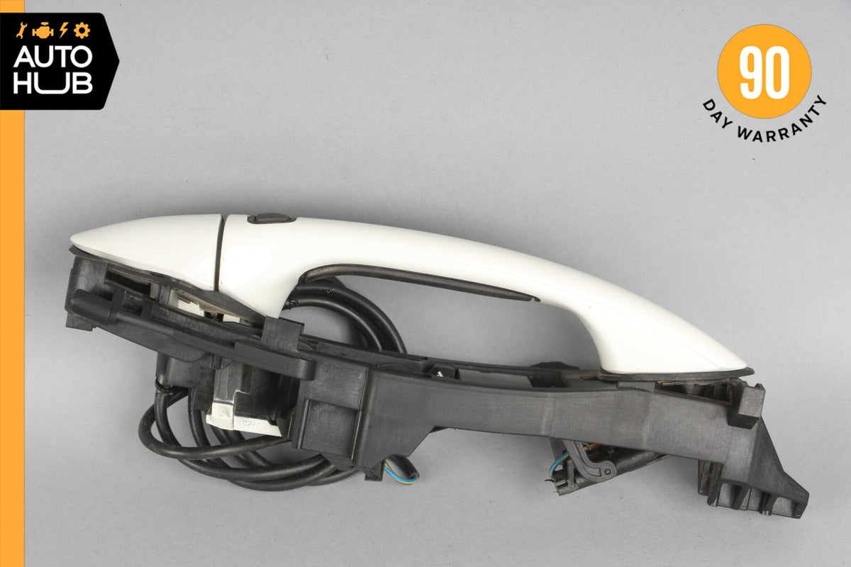 07-09 Mercedes W211 E350 E320 Front Right Side Door Handle Keyless Go White OEM - photo 8