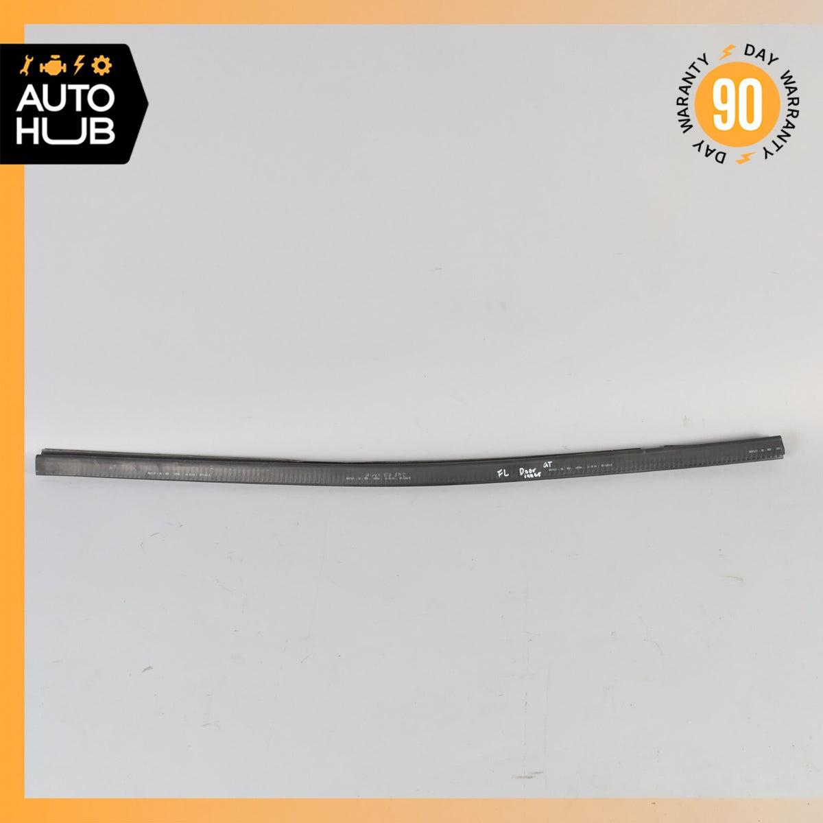 Bentley Continental GT Front Left Driver Side Door Inner Glass Rubber Seal OEM - photo 1