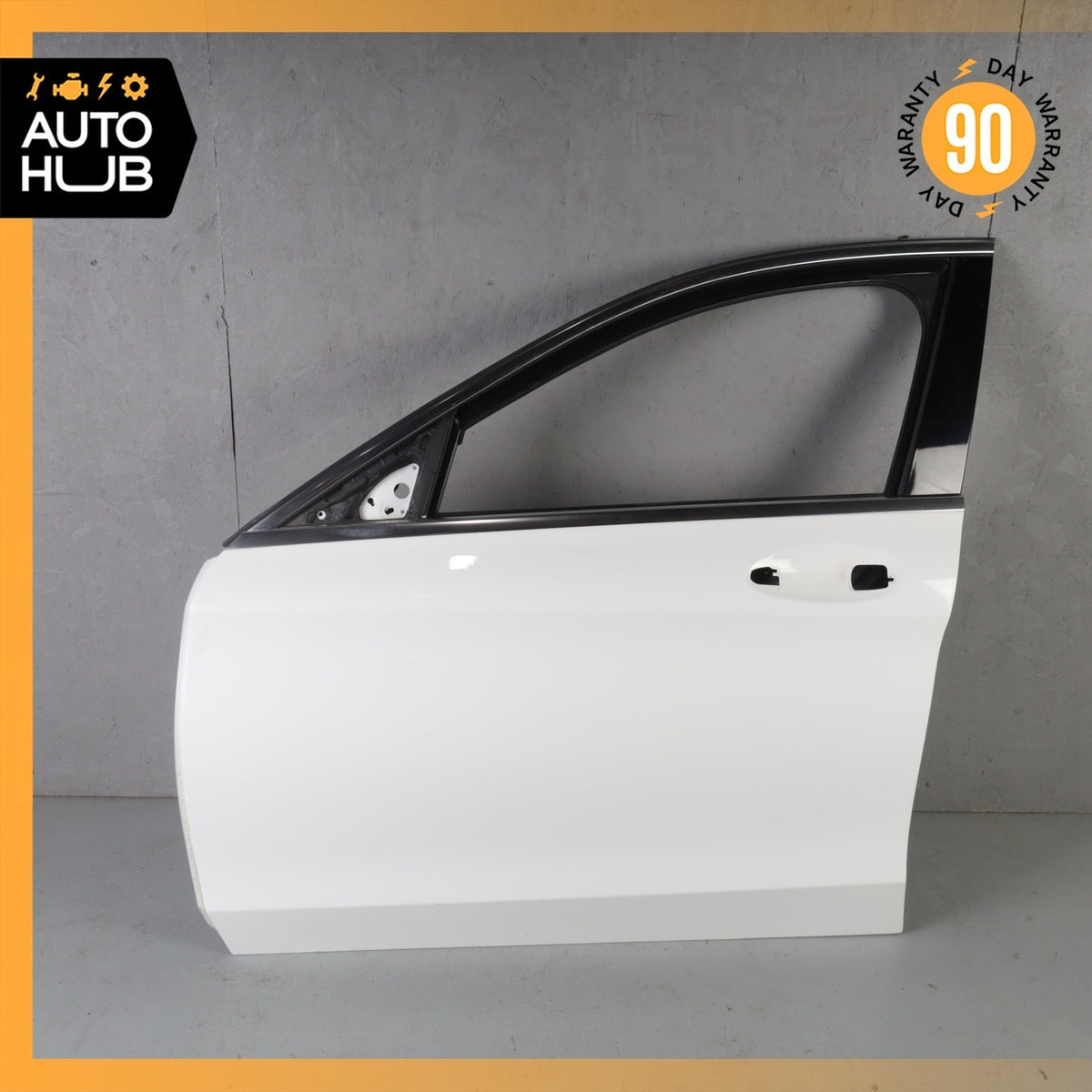 15-21 Mercedes W205 C300 C350e C400 C450 AMG Left Side Door Shell White OEM - photo 1