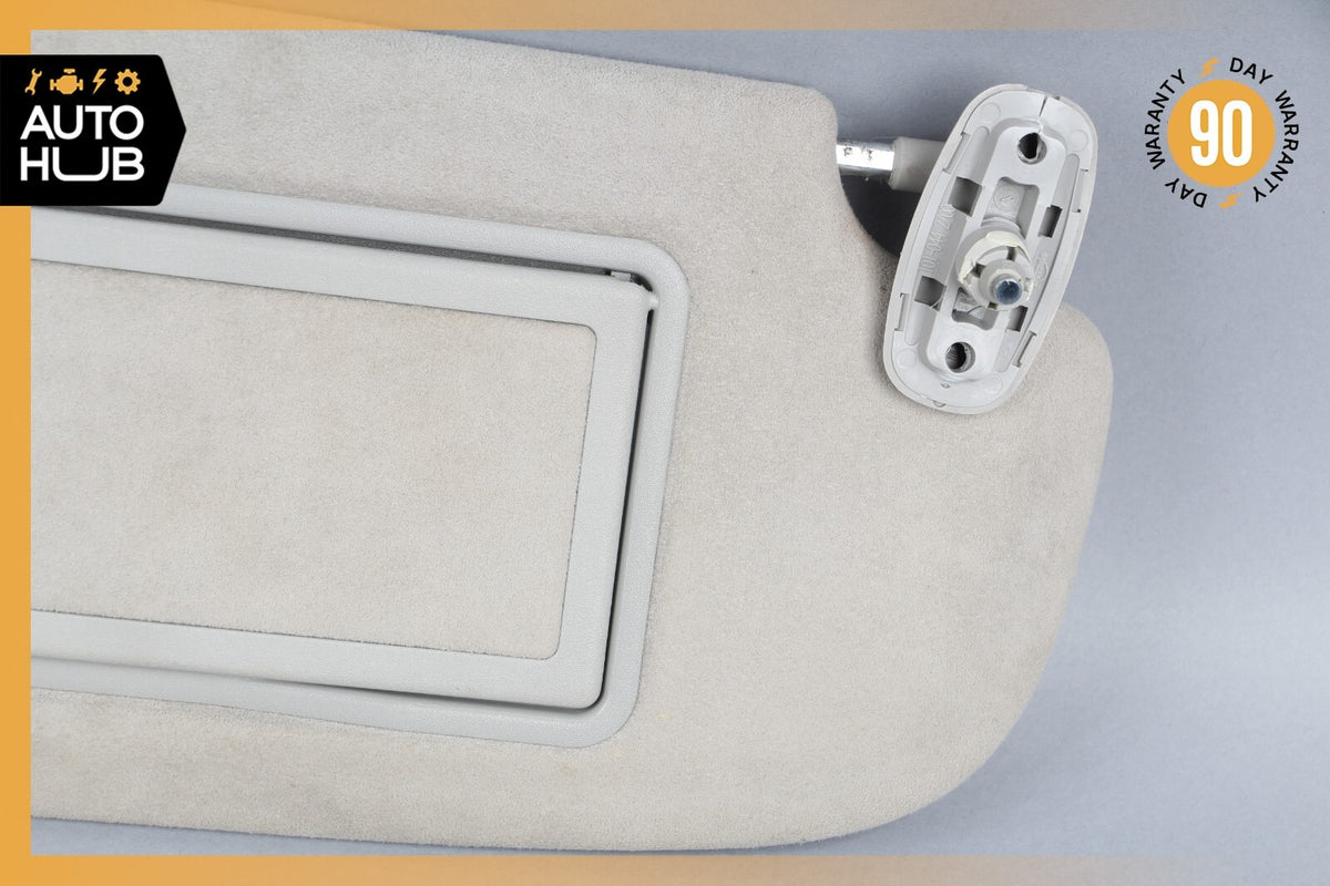 Mercedes W221 S600 CL550 Right Side Sun Visor Shade Sunvisor Gray Suede OEM - photo 5
