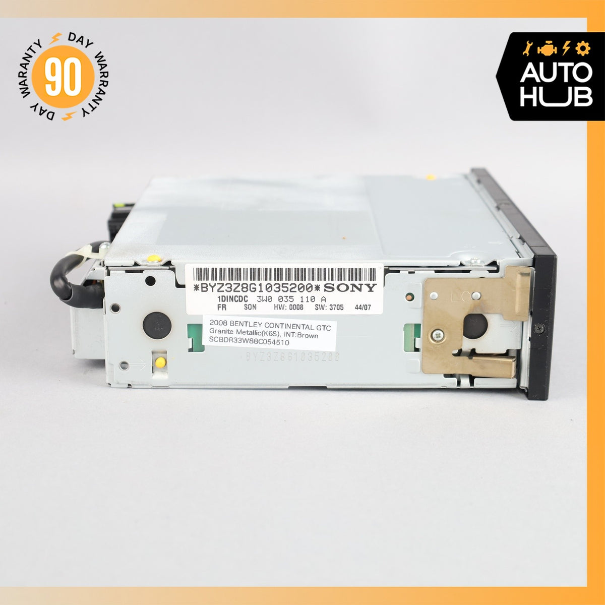 03-13 Bentley Continental GTC GT Flying Spur 6 Disk CD Changer Player OEM 43k - photo 9