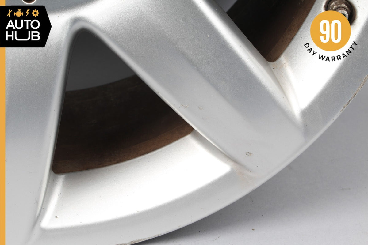 Mercedes R230 SL500 SL600 8.5 X R17 17" Wheel Rim Silver 2304010902 OEM - photo 10