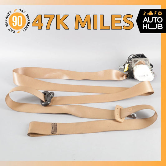 10-19 Maserati GranTurismo S M145 4.7L Front Right Side Seat Belt Beige OEM 47k - photo 1