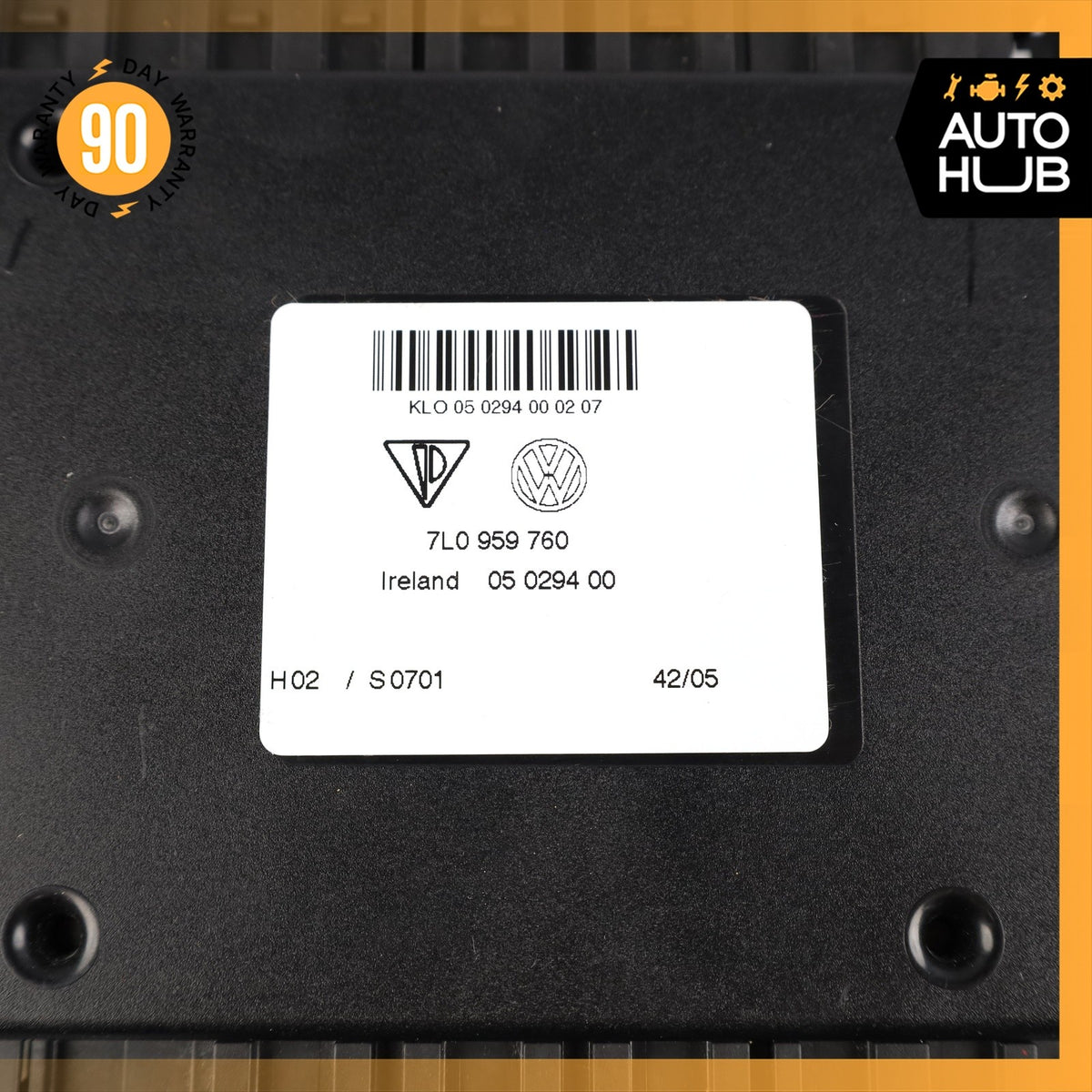 Porsche Cayenne 955 Seat Memory Control Module 7L0959760 OEM - photo 8