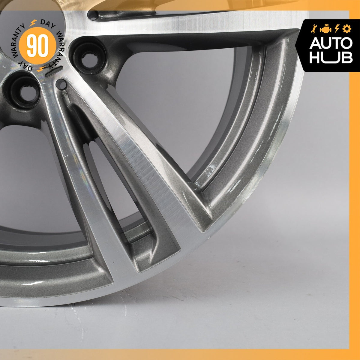 BMW F30 335i 340i 430i 8 x 19 19" Style 442 Front Wheel Rim Polished Gray OEM - photo 6