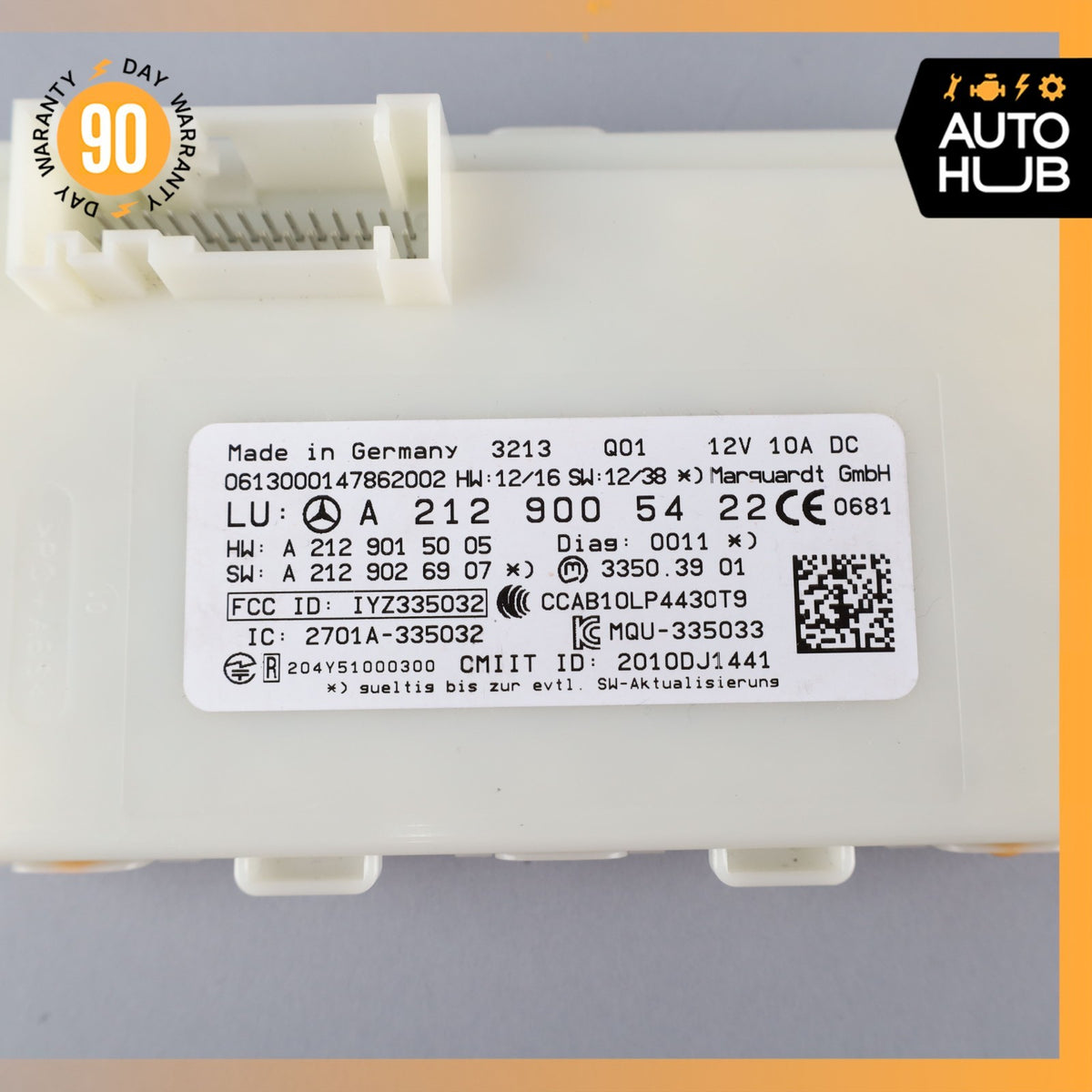 13-20 Mercedes W212 E350 CLS400 SL550 E550 Keyless Go Entry Control Module OEM - photo 8