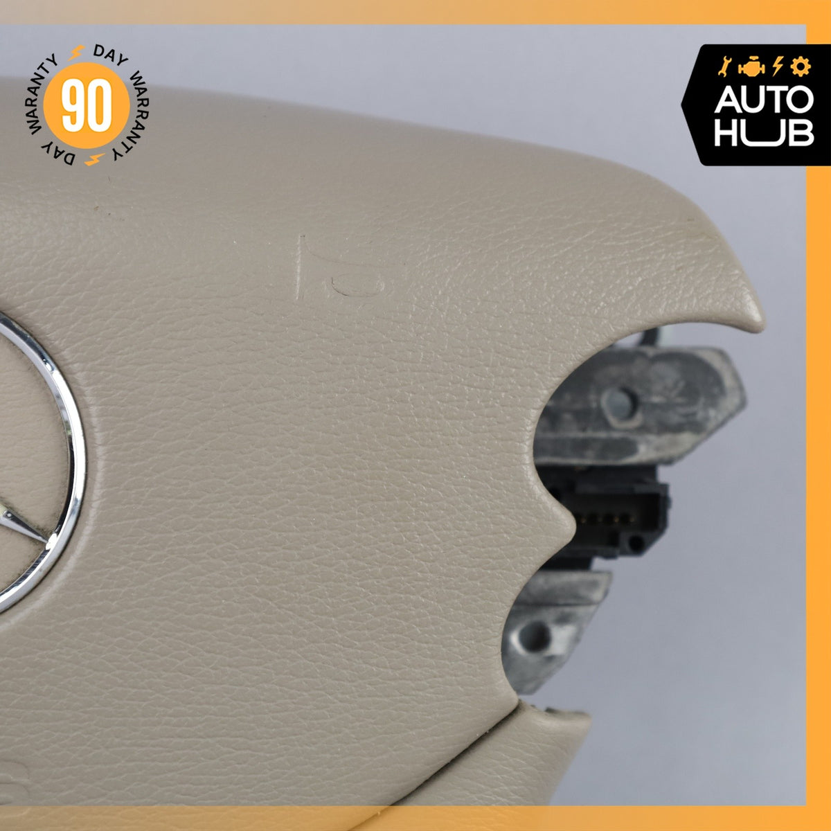 Mercedes R230 SL500 SL55 AMG CLK500 E350 Steering Wheel Airbag Air Bag Beige OEM - photo 3