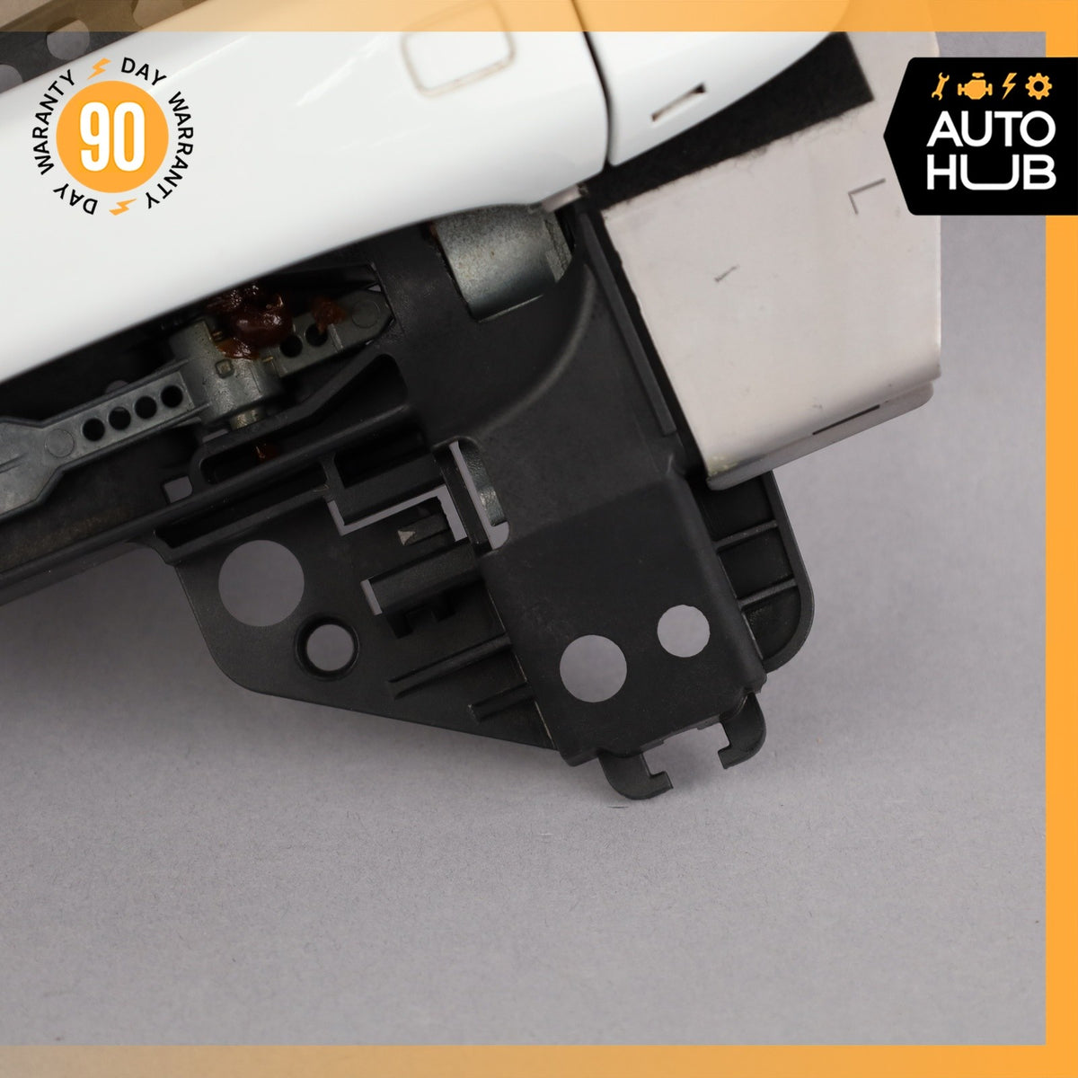 17-19 Audi 4M Q7 Front Left Driver Side Exterior Door Handle White OEM 87k - photo 7