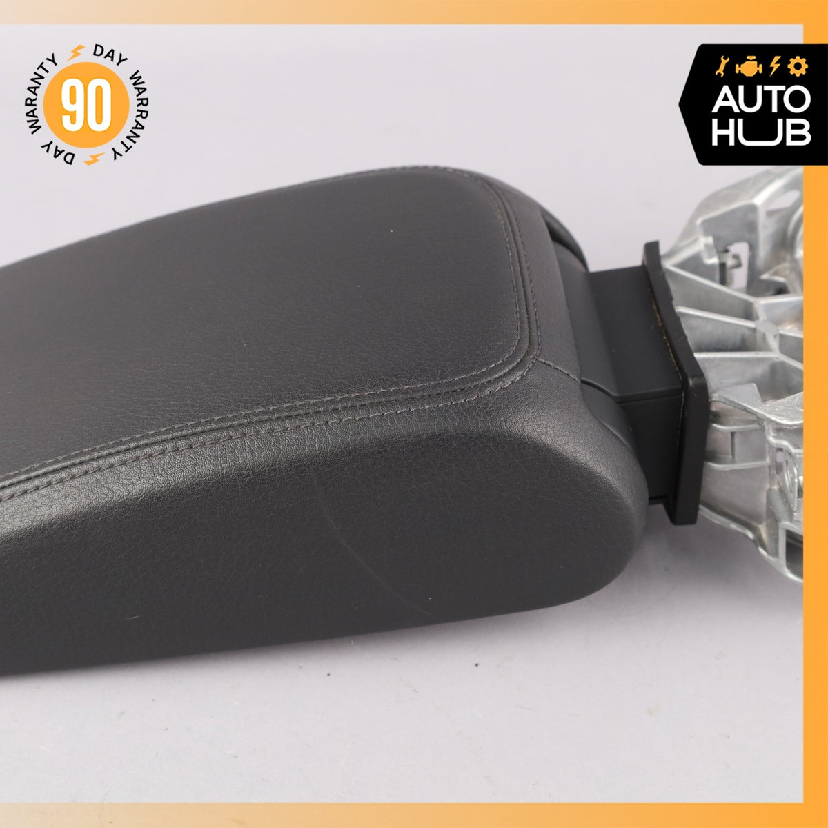 15-20 Audi 8V A3 S3 Center Console Arm Rest Armrest Cover Black OEM - photo 4