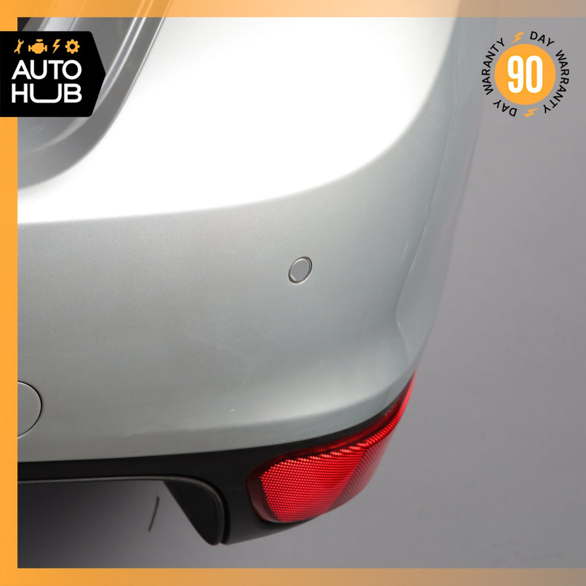 11-14 Porsche Cayenne 958 S Rear Bumper Cover Assembly Silver OEM - photo 12