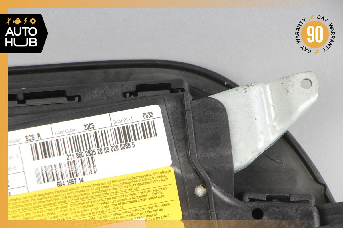 03-06 Mercedes W219 CLS500 E55 AMG Front Right Passenger Side Seat Airbag OEM - photo 9