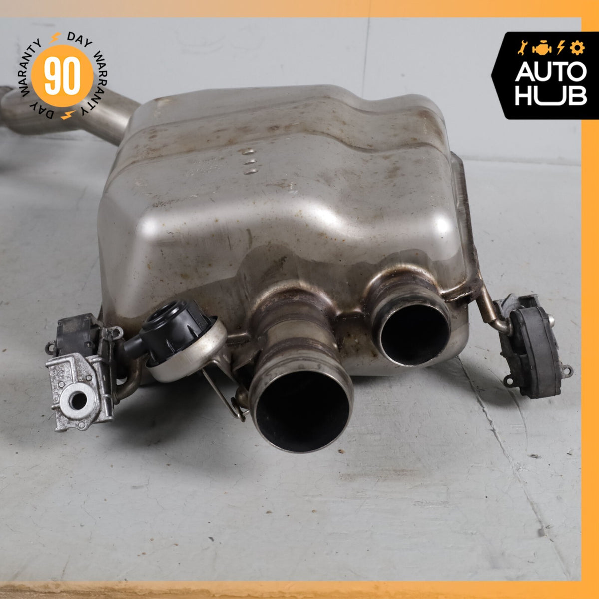 15-18 Bentley Flying Spur 4.0L V8 Sedan Exhaust Mufflers Right & Left Set OEM - photo 11