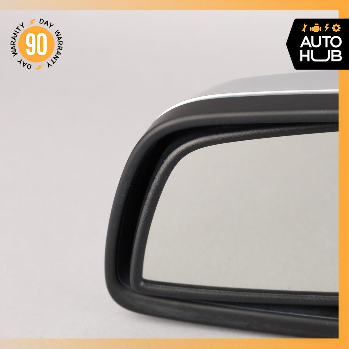 08-10 BMW E60 535i 550i 528i Left Rear View Door Mirror Silver OEM - photo 3