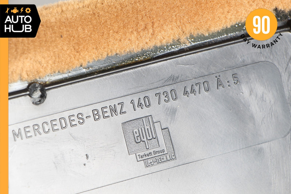 92-94 Mercedes W140 400SEL S500 500SEL Rear Right Side Door Panel Trim Java OEM - photo 11