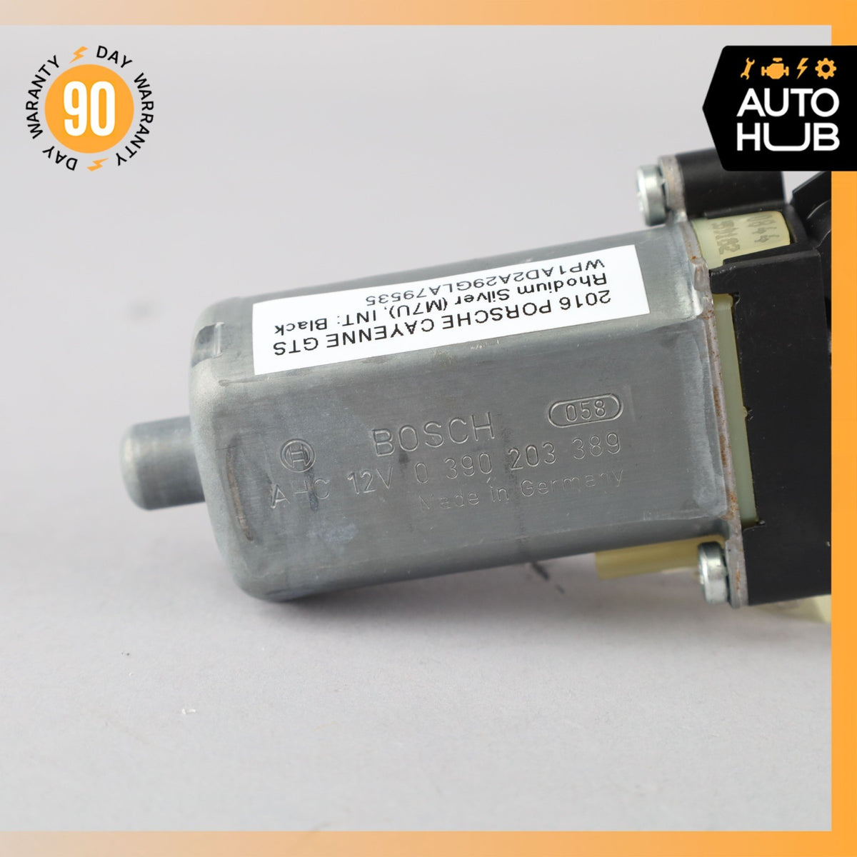 Porsche Cayenne 958 Front Seat Backrest Adjustment Motor 0390203389 OEM - photo 2