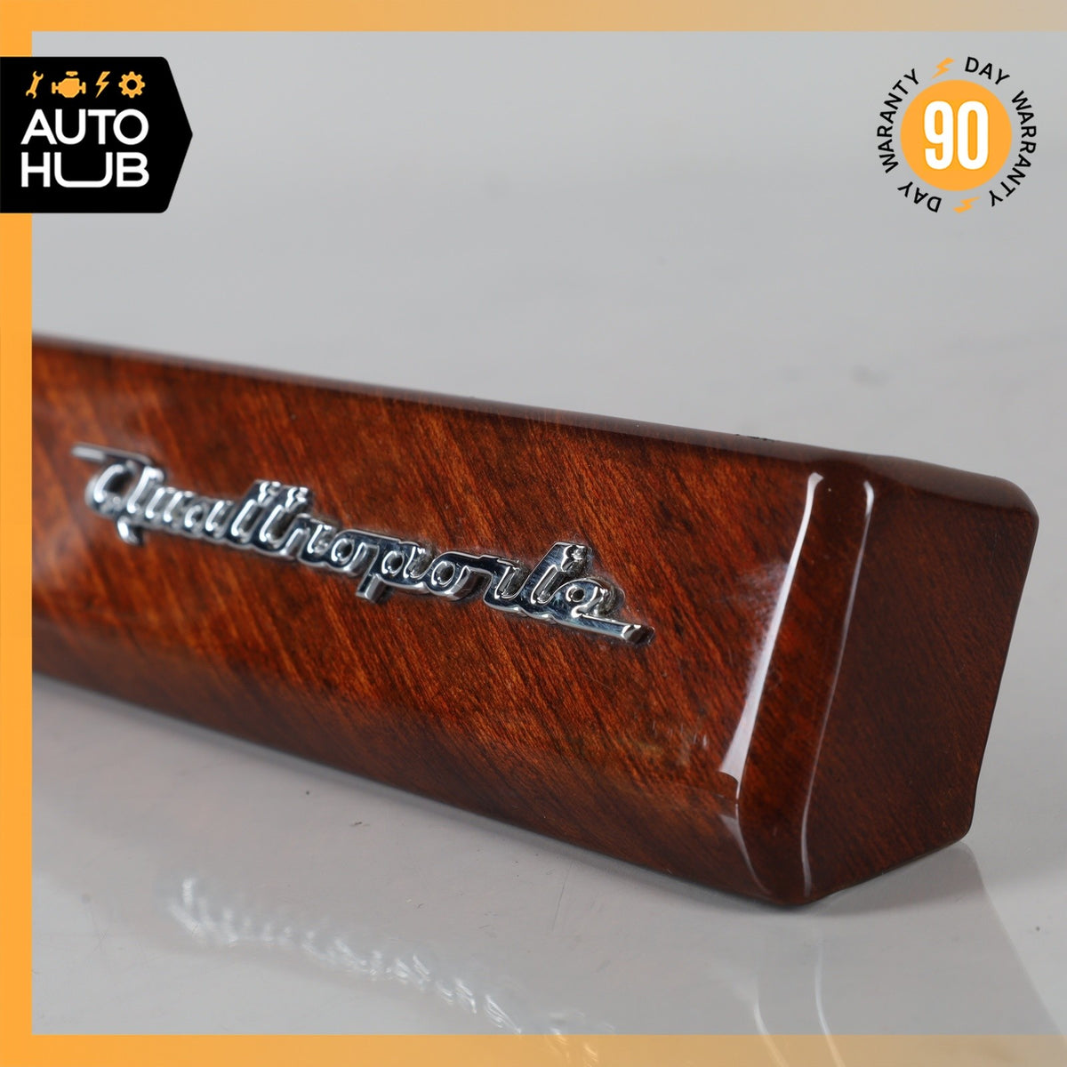03-08 Maserati Quattroporte M139 Right Side Dashboard Panel Trim Wood OEM 84k - photo 8
