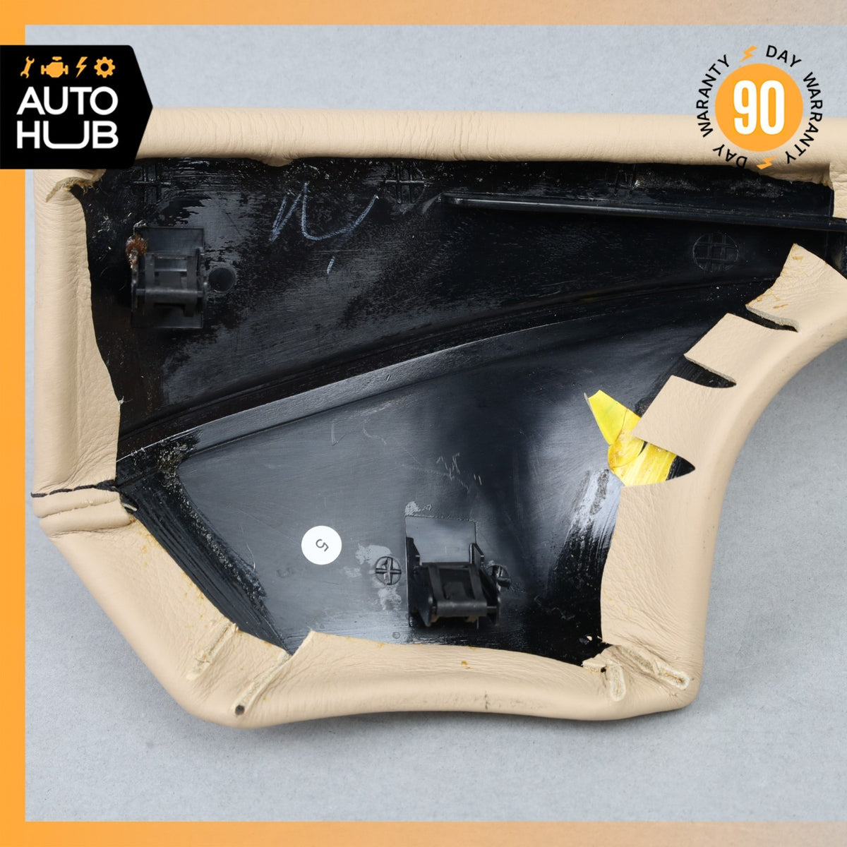13-16 Aston Martin DB9 Left Side Dash Inner Panel Cover Trim Beige OEM 22k - photo 8
