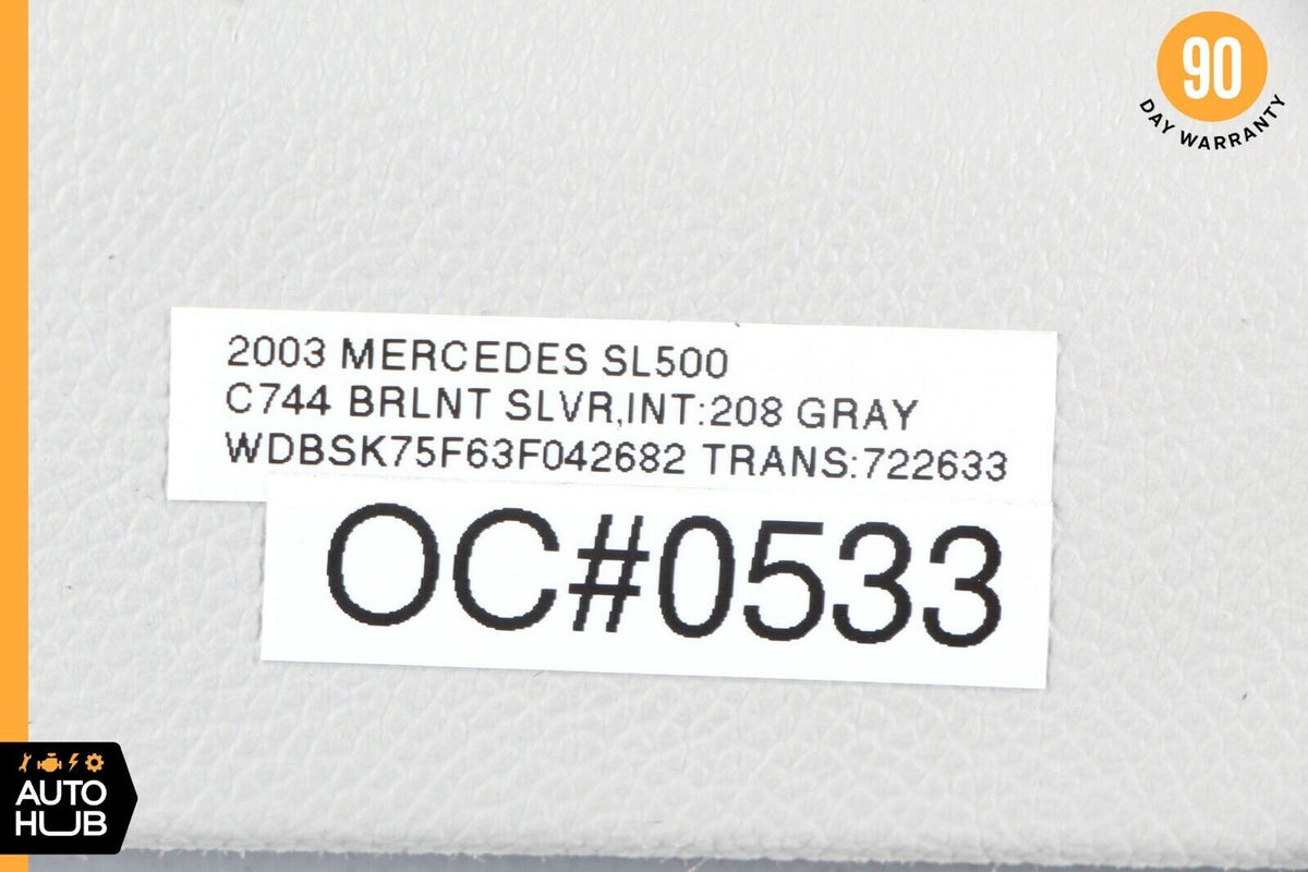 03-06 Mercedes R230 SL500 SL55 Front Left Side Interior Trim Panel A Pillar OEM - photo 12