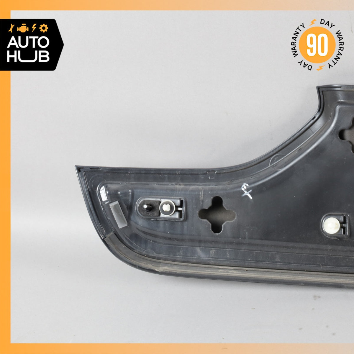 BMW G12 740Li Trunk Boot Lid License Plate Shell Panel Gray 7424734 OEM - photo 12