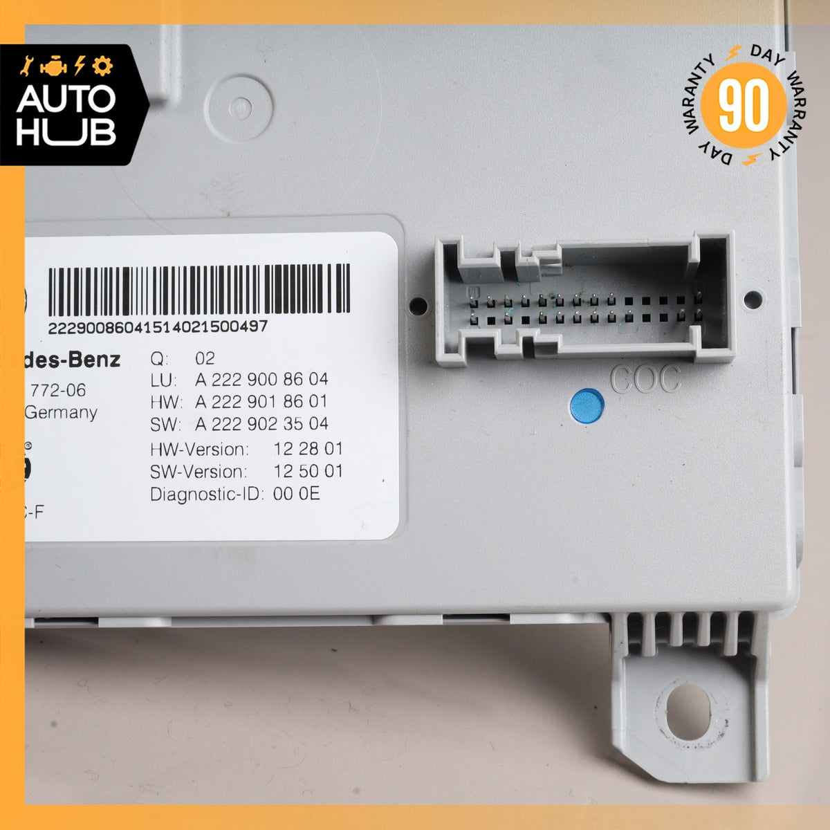 2014 Mercedes W222 S550 Front Body Control Module Unit OEM - photo 3