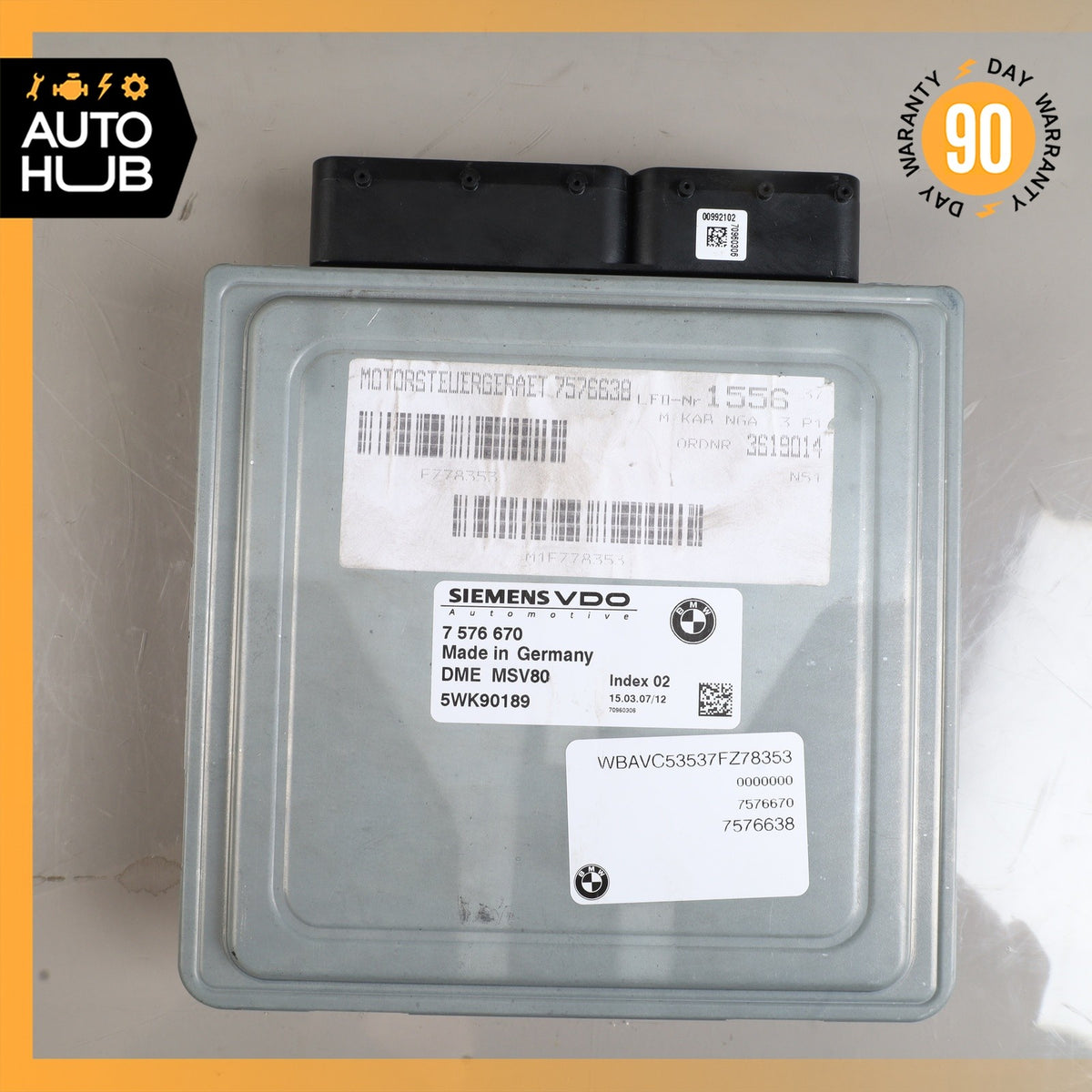 07-13 BMW E90 328i X3 Engine Motor Control Module Unit ECU ECM  67k - photo 5