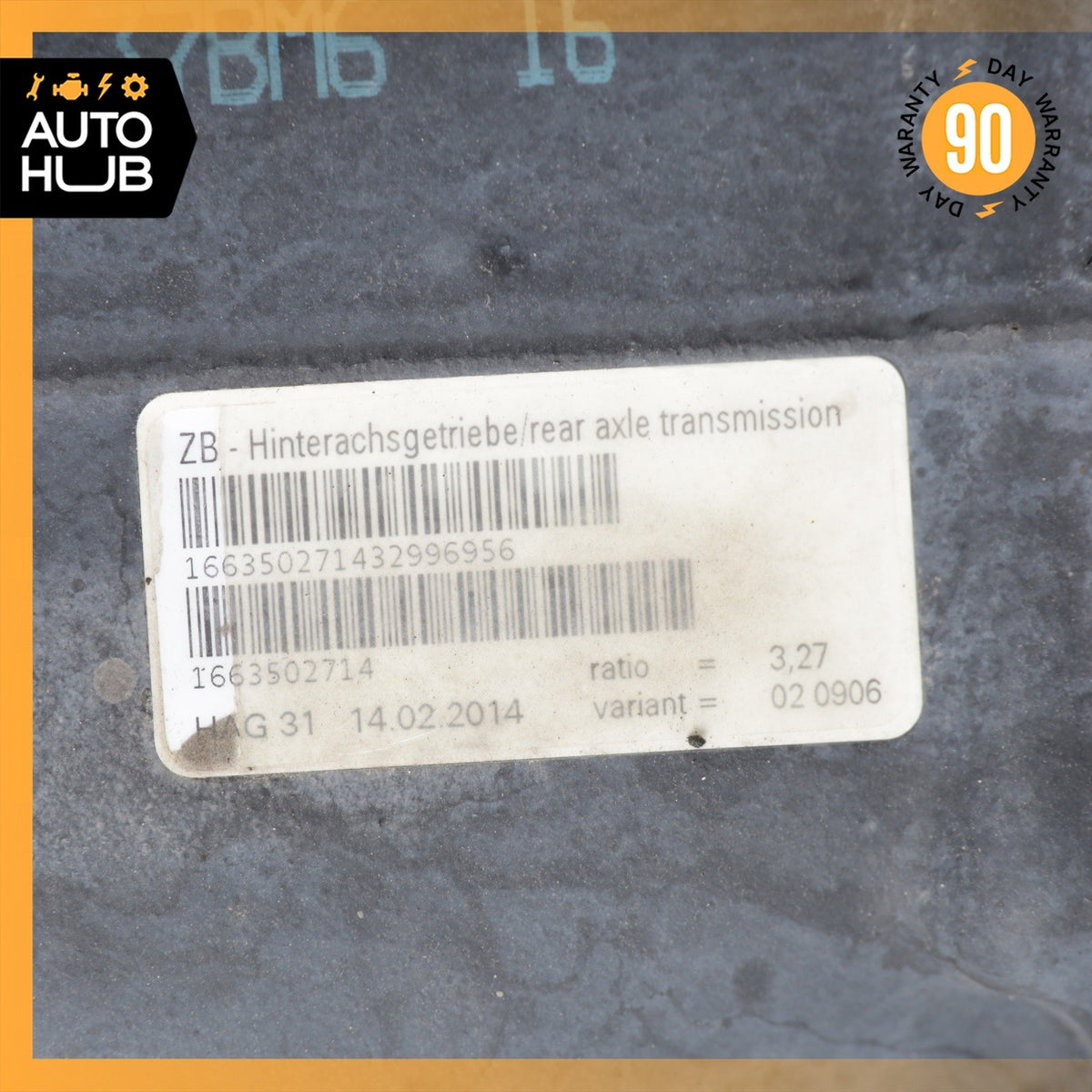 12-16 Mercedes W166 ML350 GL350 Bluetec Rear Differential Diff Axle Carrier OEM - photo 23