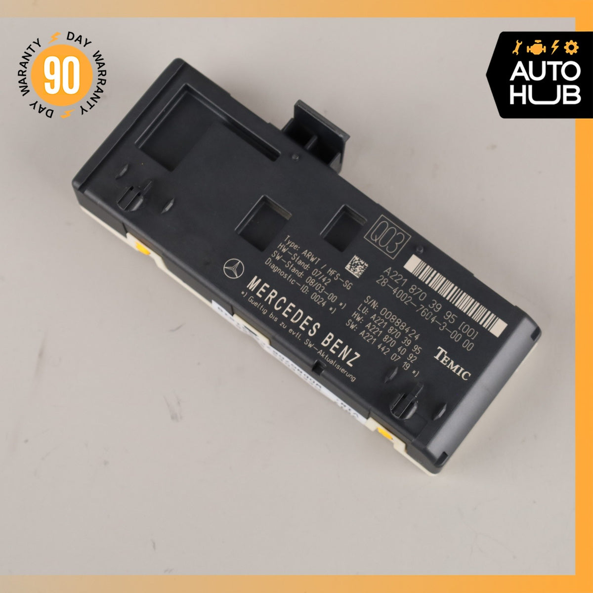 07-14 Mercedes W221 S550 CL550 Trunk Release Remote Open Close Module OEM - photo 2