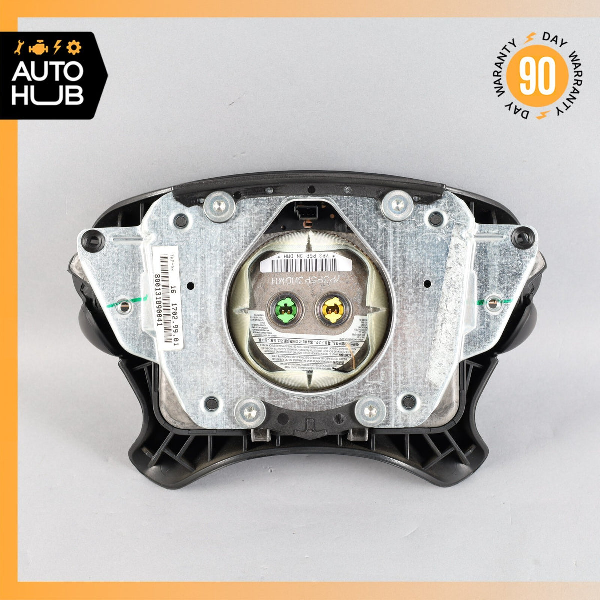 Mercedes R230 SL500 SL55 AMG CLK500 E350 Steering Wheel Airbag Air Bag Black OEM - photo 8