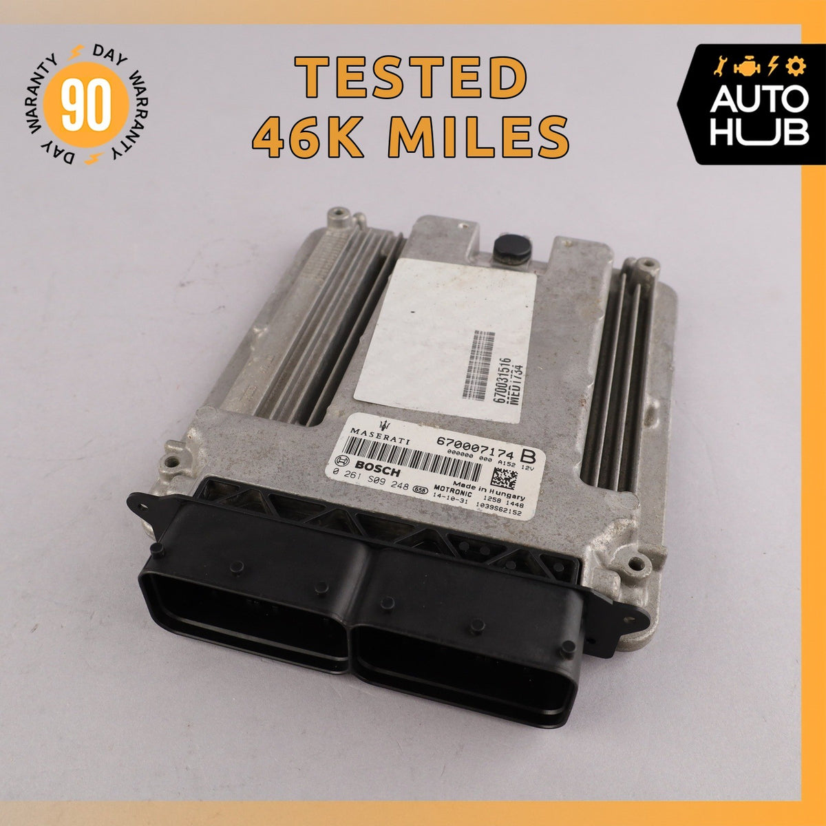 14-17 Maserati Quattroporte SQ4 M156 3.0L Ignition Control Module ECU OEM 46k - photo 1