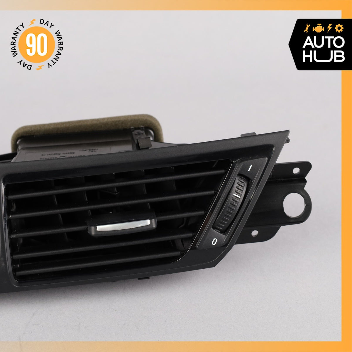 10-15 BMW E84 X1 Center Dash Hazard A/C AC Air Vent Black OEM - photo 5
