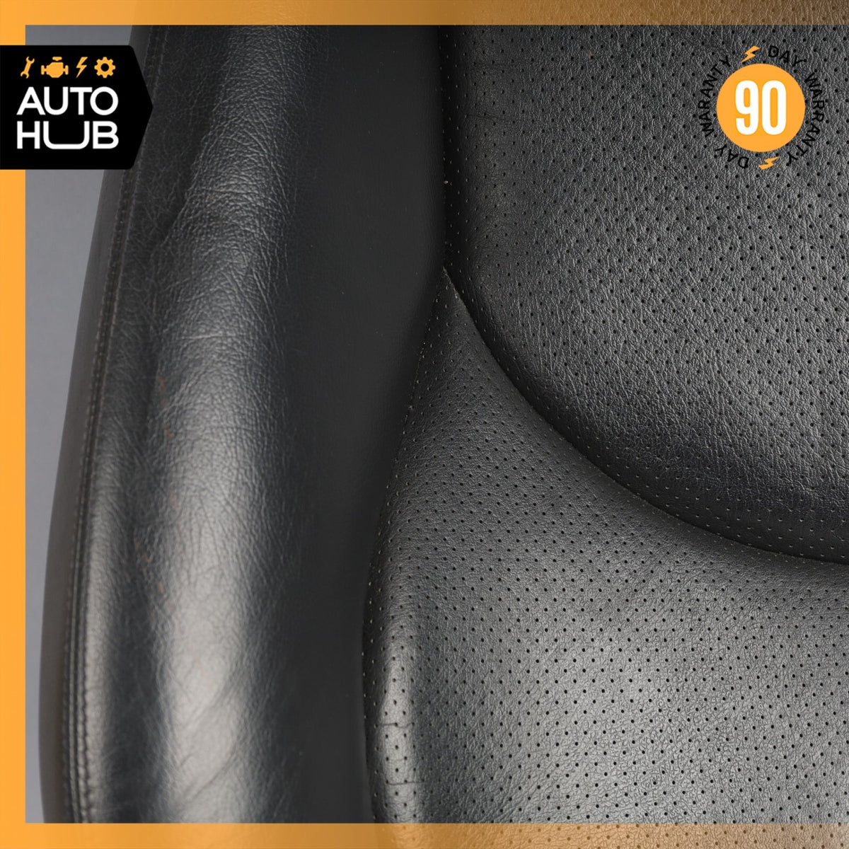96-02 Mercedes R129 SL320 SL500 Right Side Top Upper Seat Cushion Black OEM - photo 3