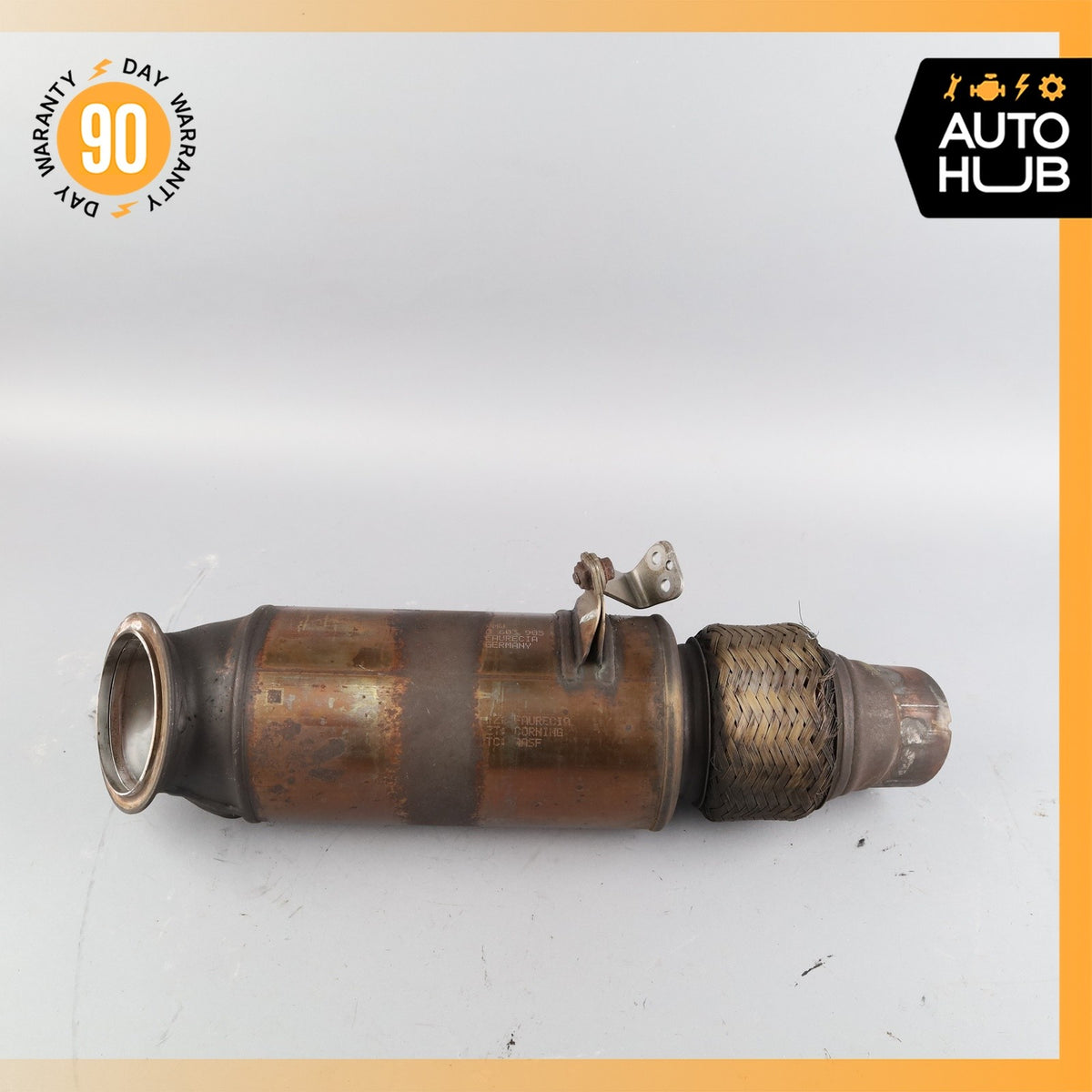 14-19 BMW F15 X5 X6 35i 535i 640i N55 3.0L Exhaust Downpipe 8603905 OEM 86k - photo 4