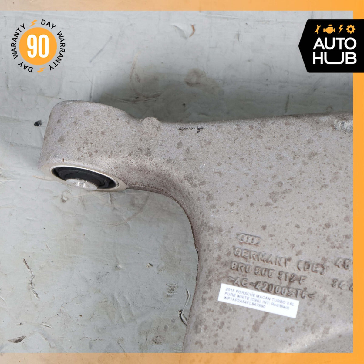 2015 Porsche Macan Turbo 95B Rear Right Passenger Side Lower Control Arm OEM 64k - photo 2