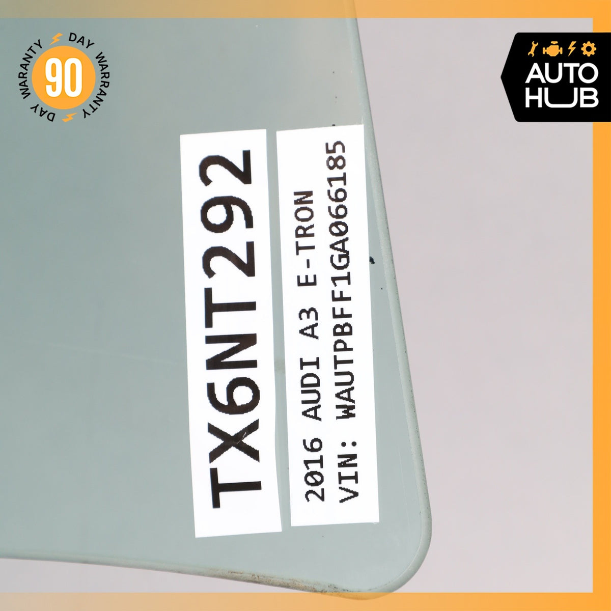 16-18 Audi 8V A3 E-Tron Front Left Driver Side Door Window Glass OEM - photo 21
