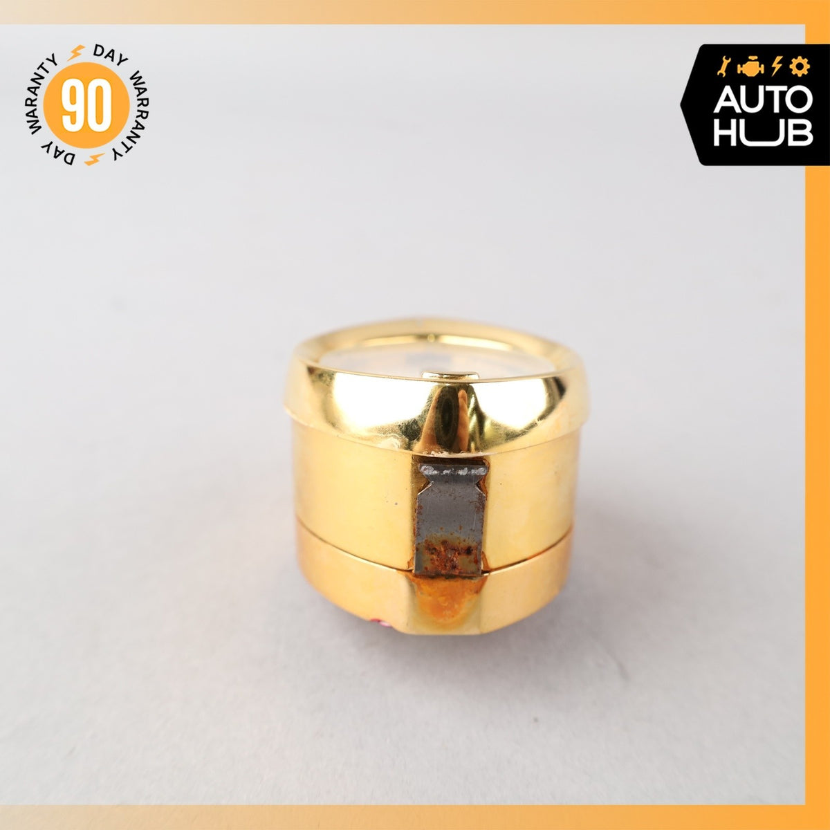 00-07 Maserati M138 4200 Coupe 3200 Center Dashboard Analog Gold Clock OEM 27k - photo 7