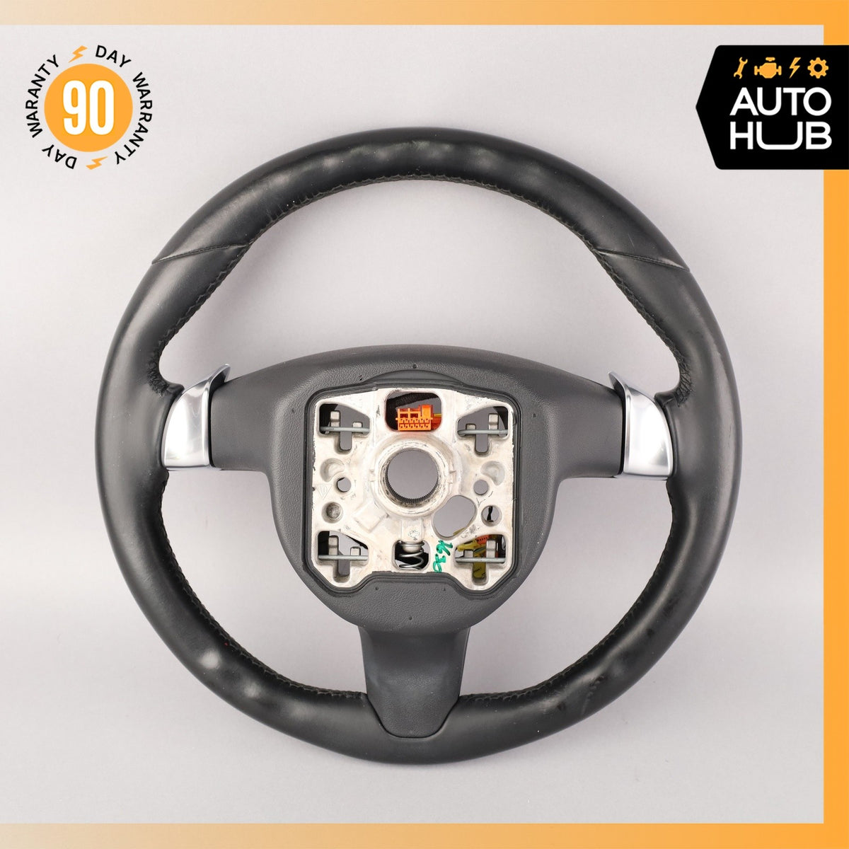 11-16 Porsche Cayenne 958 Steering Wheel w/ Paddle Shifters Black OEM - photo 10