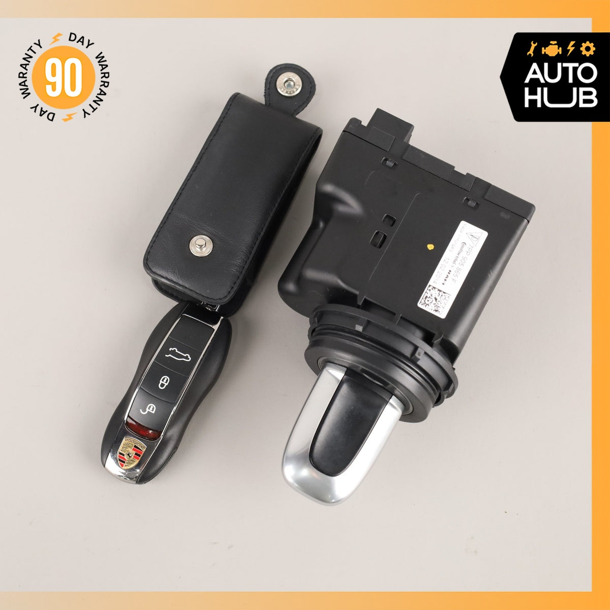 Porsche Panamera S Hybrid 970 Start Ignition Switch Module w/ Key 7PP905865F OEM - photo 4