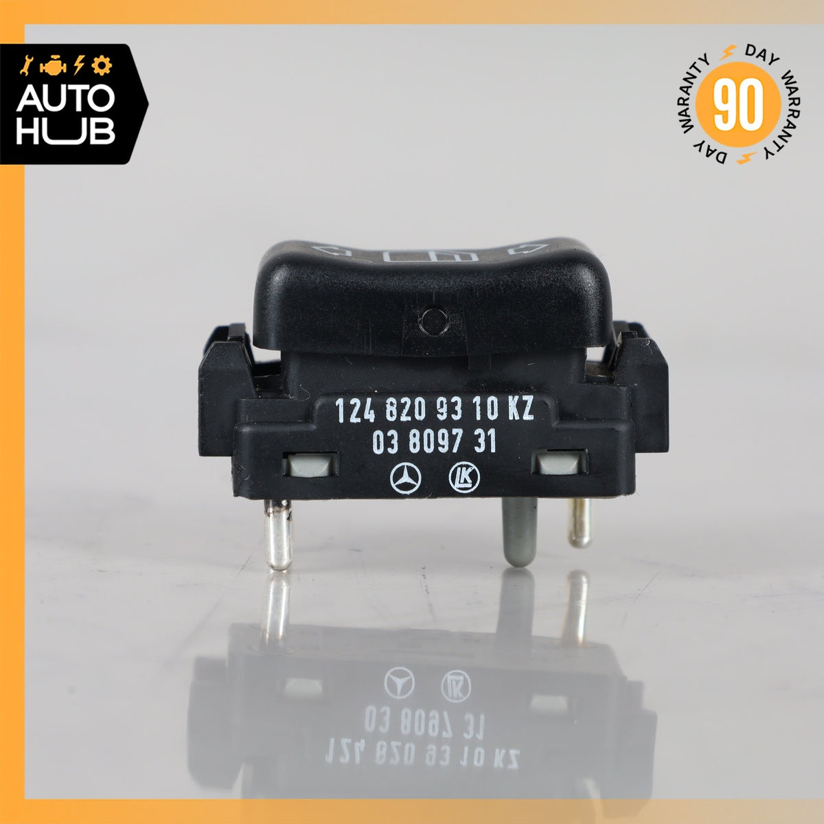 90-95 Mercedes W124 300E E420 Central Console Window Regulator Switch OEM - photo 3
