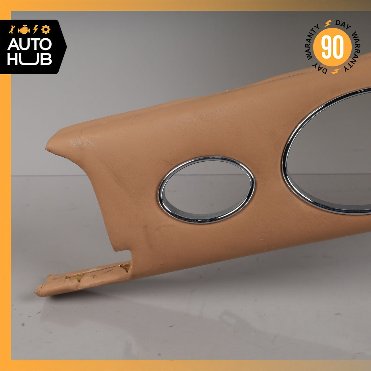 99-02 Bentley Arnage / RR Seraph Left Side Outer Dashboard Trim Panel Brown OEM - photo 3