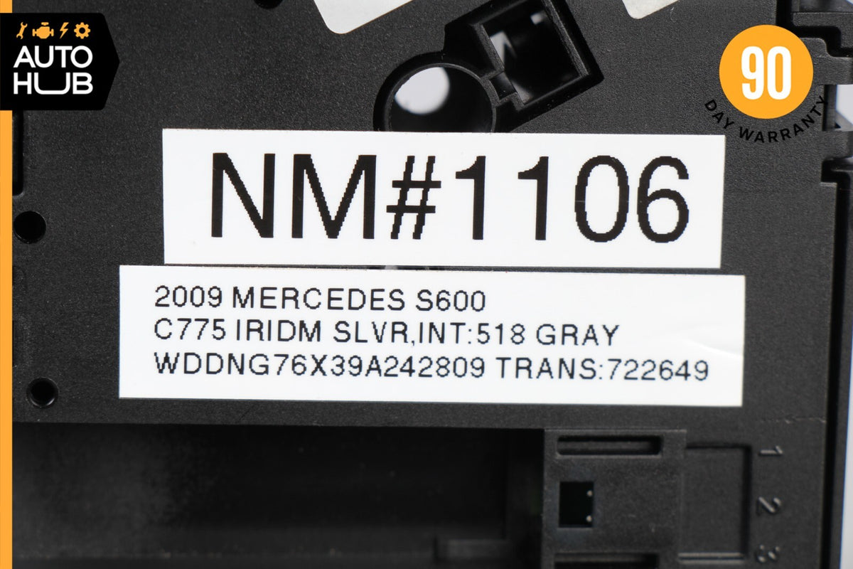 07-14 Mercedes W221 S600 S400 CL550 Front Right Side Seat Control Switch OEM - photo 12