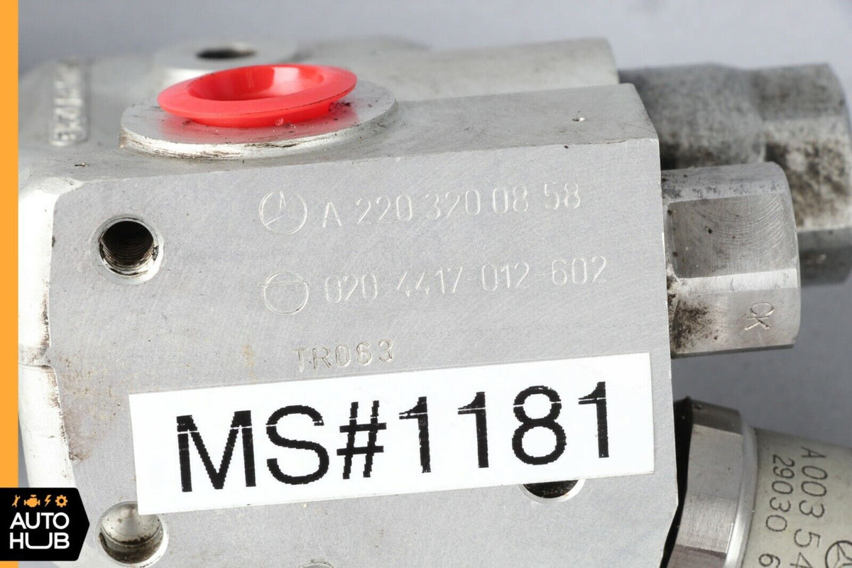 Mercedes R230 SL55 AMG CL500 Pressure Relief Valve ABC Hydraulic Suspension OEM - photo 12