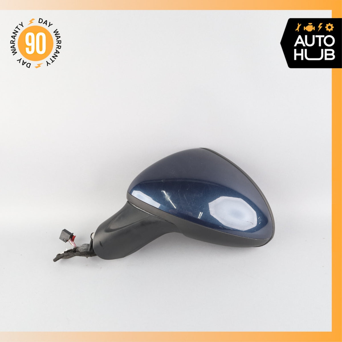 11-14 Porsche Cayenne 958 Left Side Rear View Door Mirror Blue OEM - photo 6