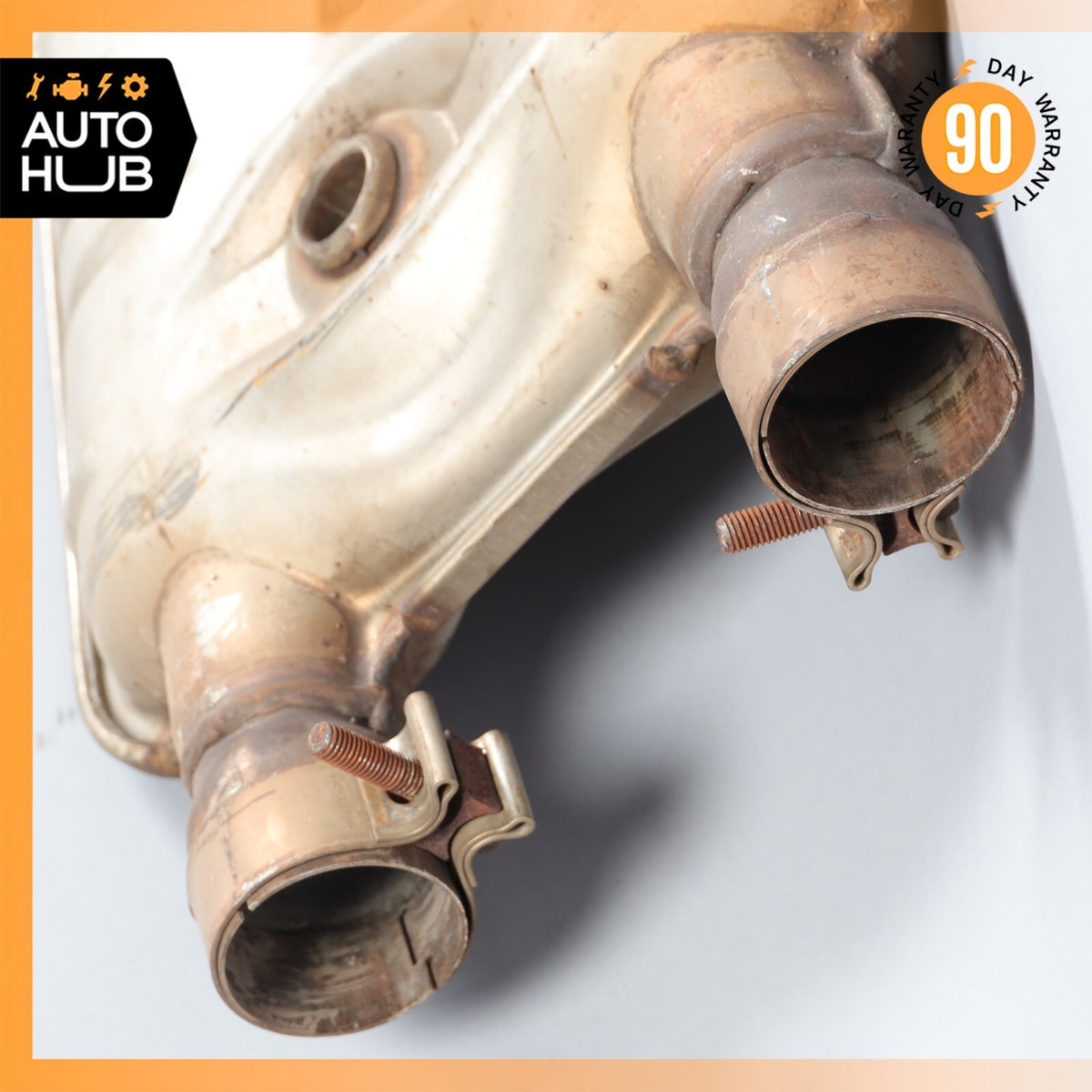 02-07 Maserati Spyder 4200 M138 Exhaust Mid Pipe Center Resonator Silencer 61k - photo 7